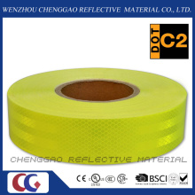 High Visibility Fluorescent Lime Yellow Reflective Tape for Bus (CG5700-OF)